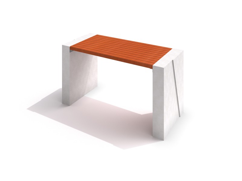 Stół betonowy DECO 01 Plac zabaw tables-DECO white concrete table